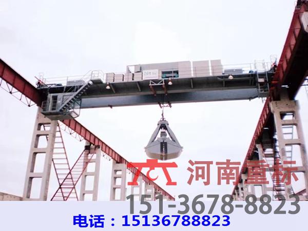 湖北黄冈16吨抓斗行车生产厂家介绍多瓣抓斗行车
