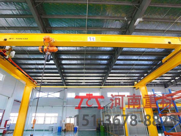 10吨悬挂式行车如何实现多工位物料转运