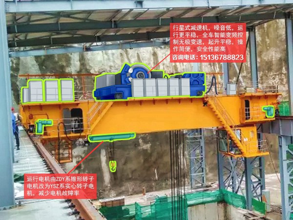 宁夏石嘴山双梁行吊厂家30吨桥式起重机价格